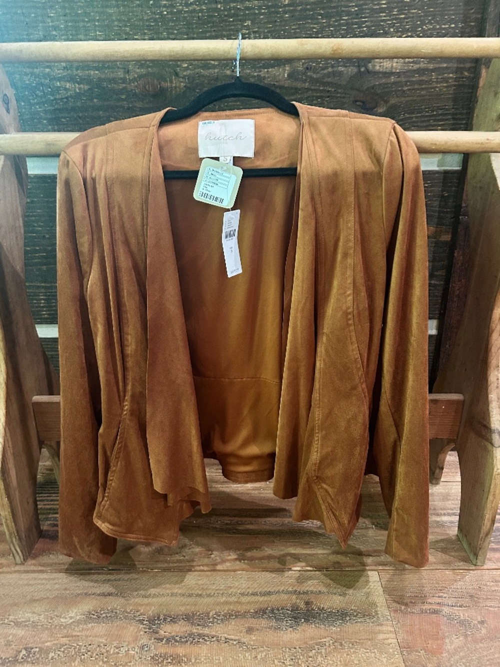 Hutch suede cardigan